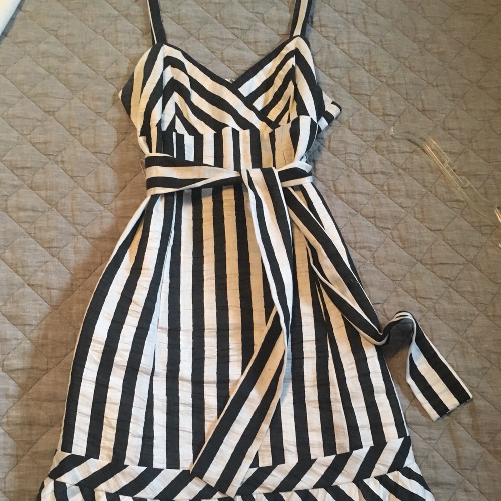 Black and white dress